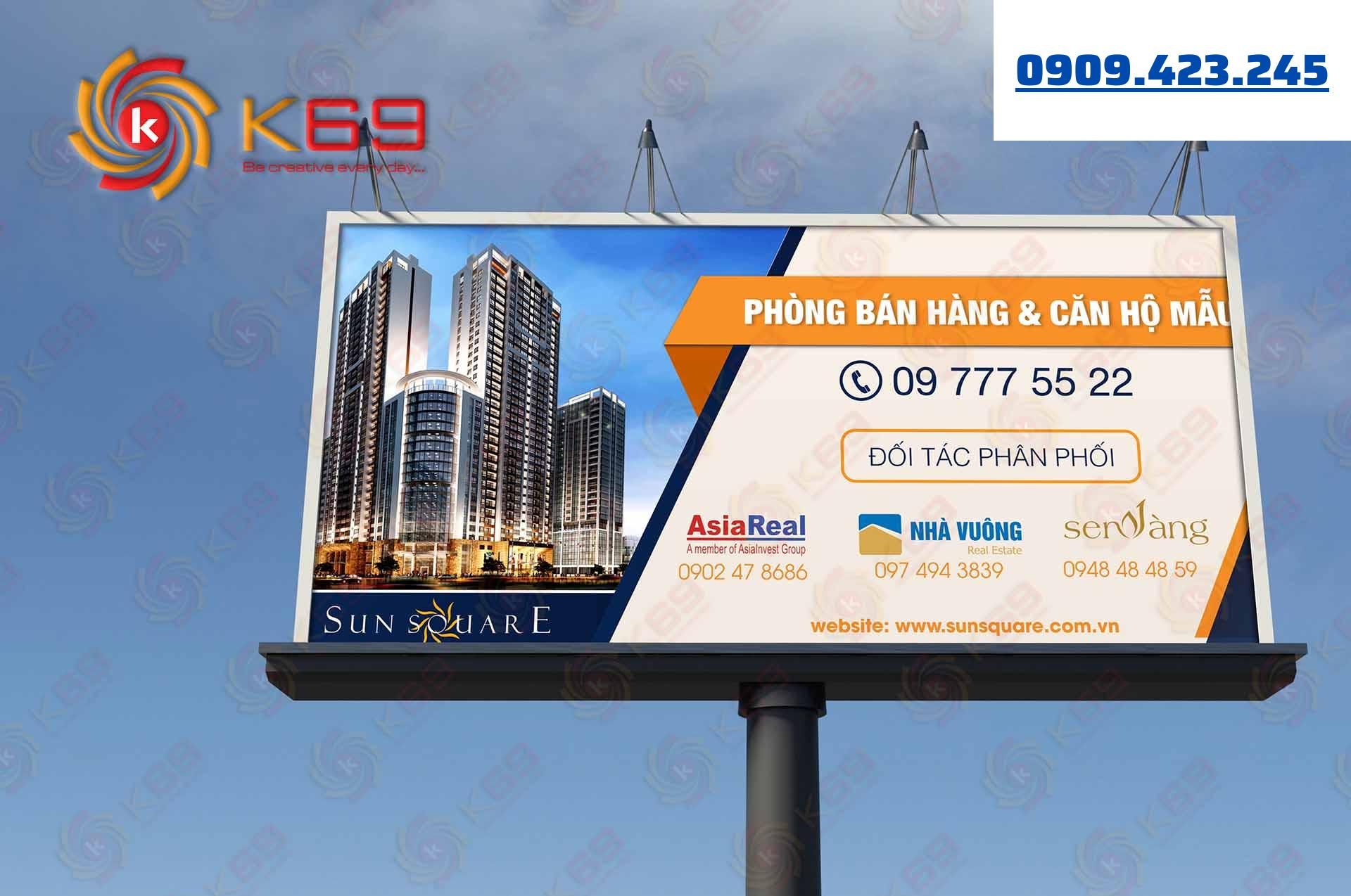 Làm bảng hiệu Billoard tại K69adv